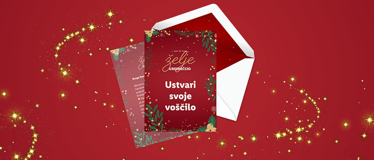 Lidl praznična voščilnica