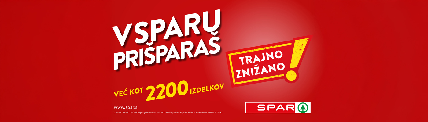 V Sparu prišparaš