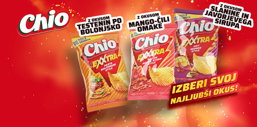 Glasuj za prihodnji Chio Exxtra okus