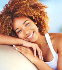 Beautiful Women After Smiling