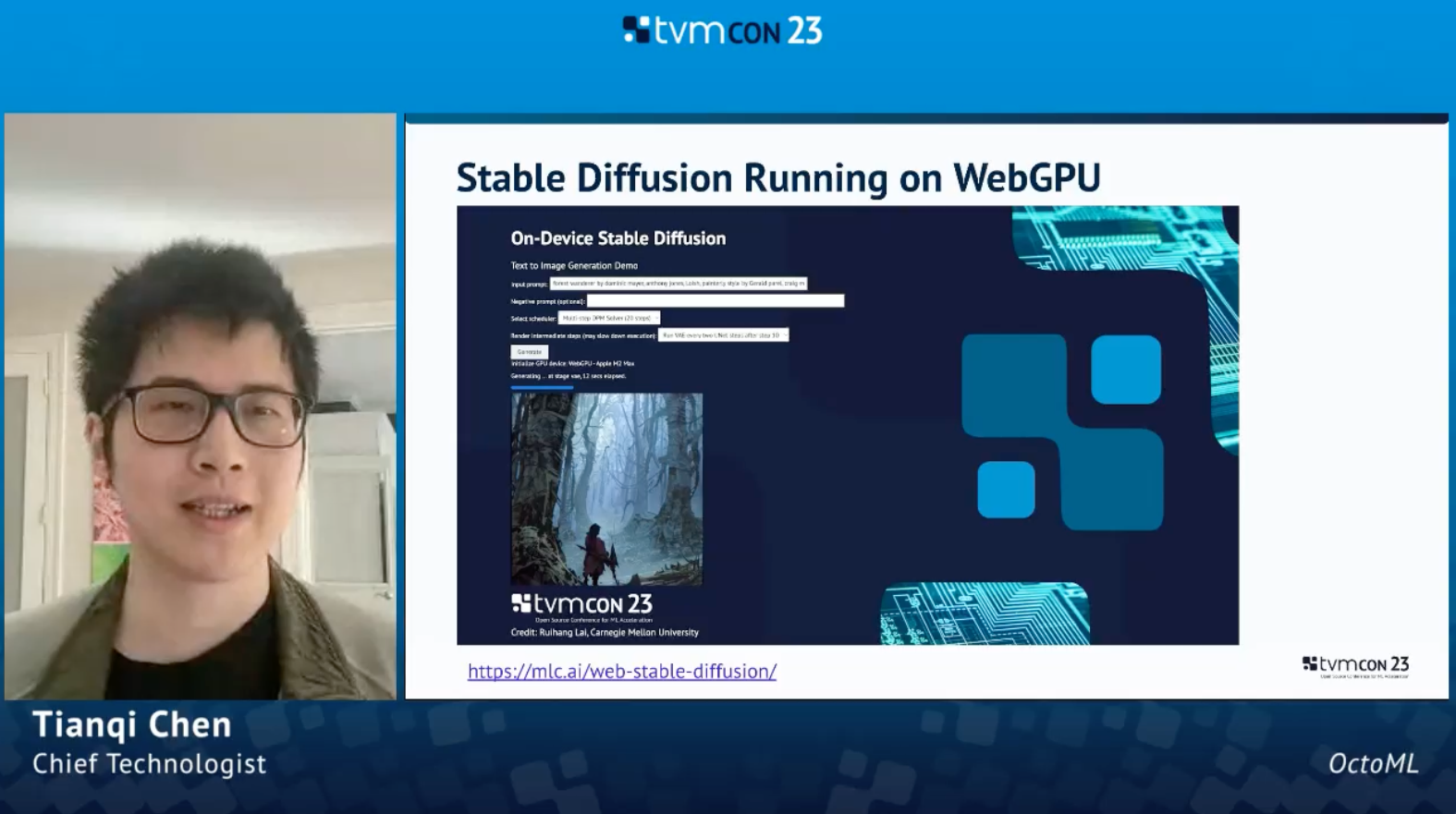 screenshot presentation stable diffusion running on Web UI || '