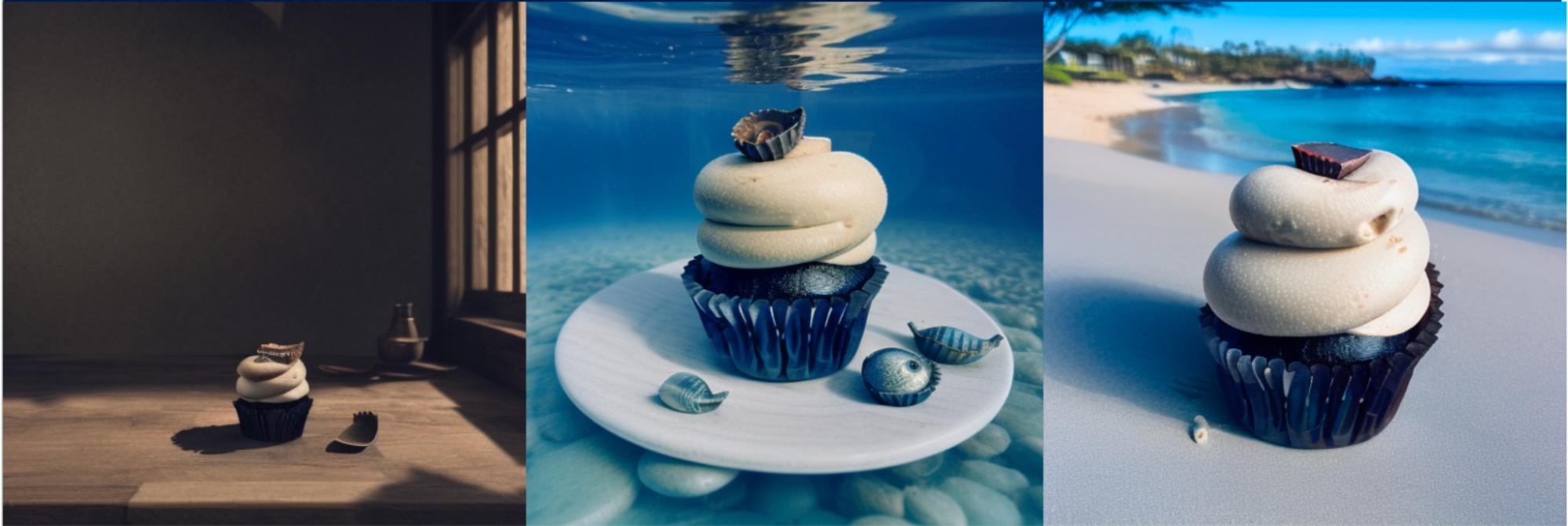 OctoAI-fine-tuning-a-cupcake-in-different-backgrounds || '
