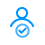 empower users blue icon