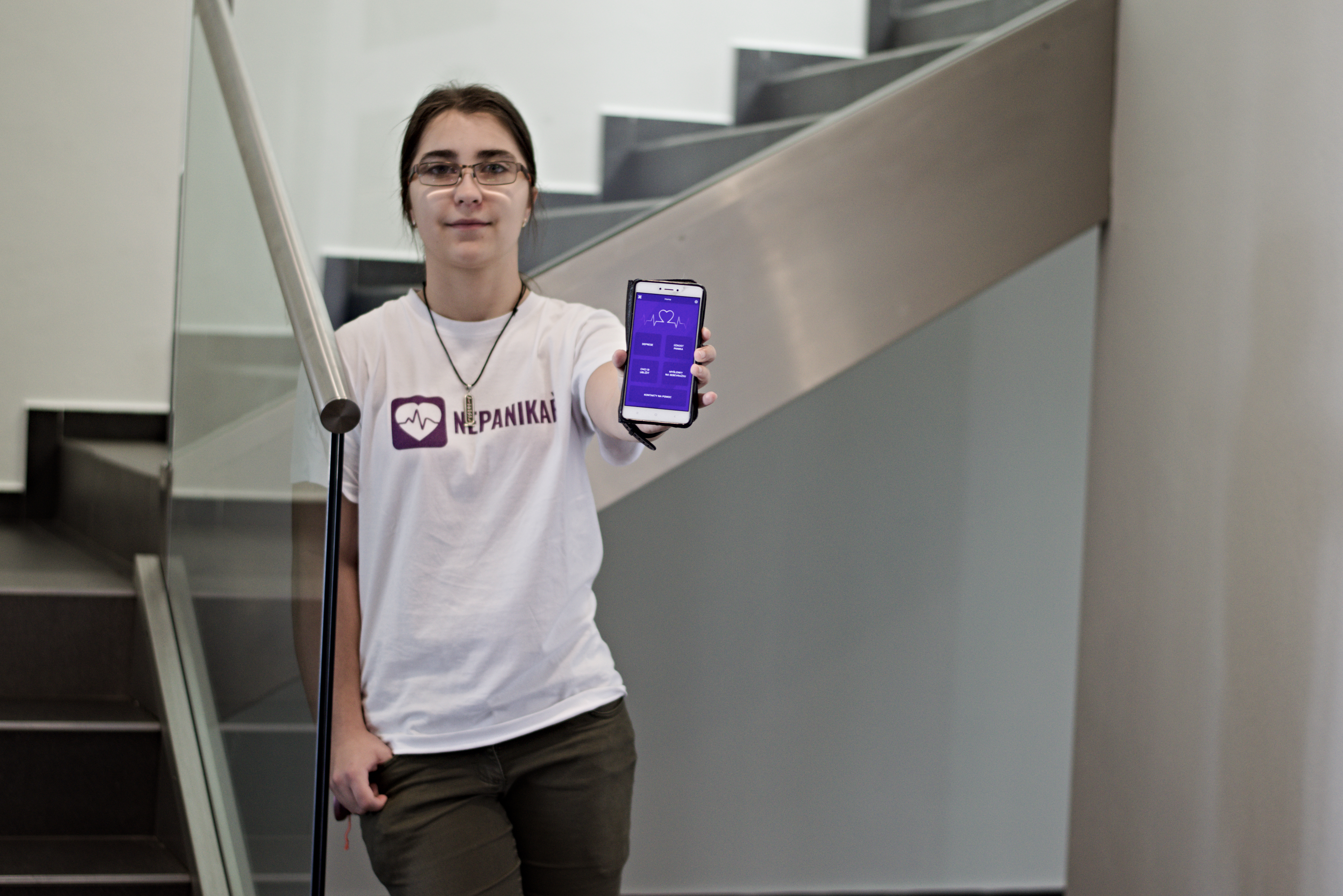 Veronika Kamenská a její projekt psychologické první pomoci Nepanikař