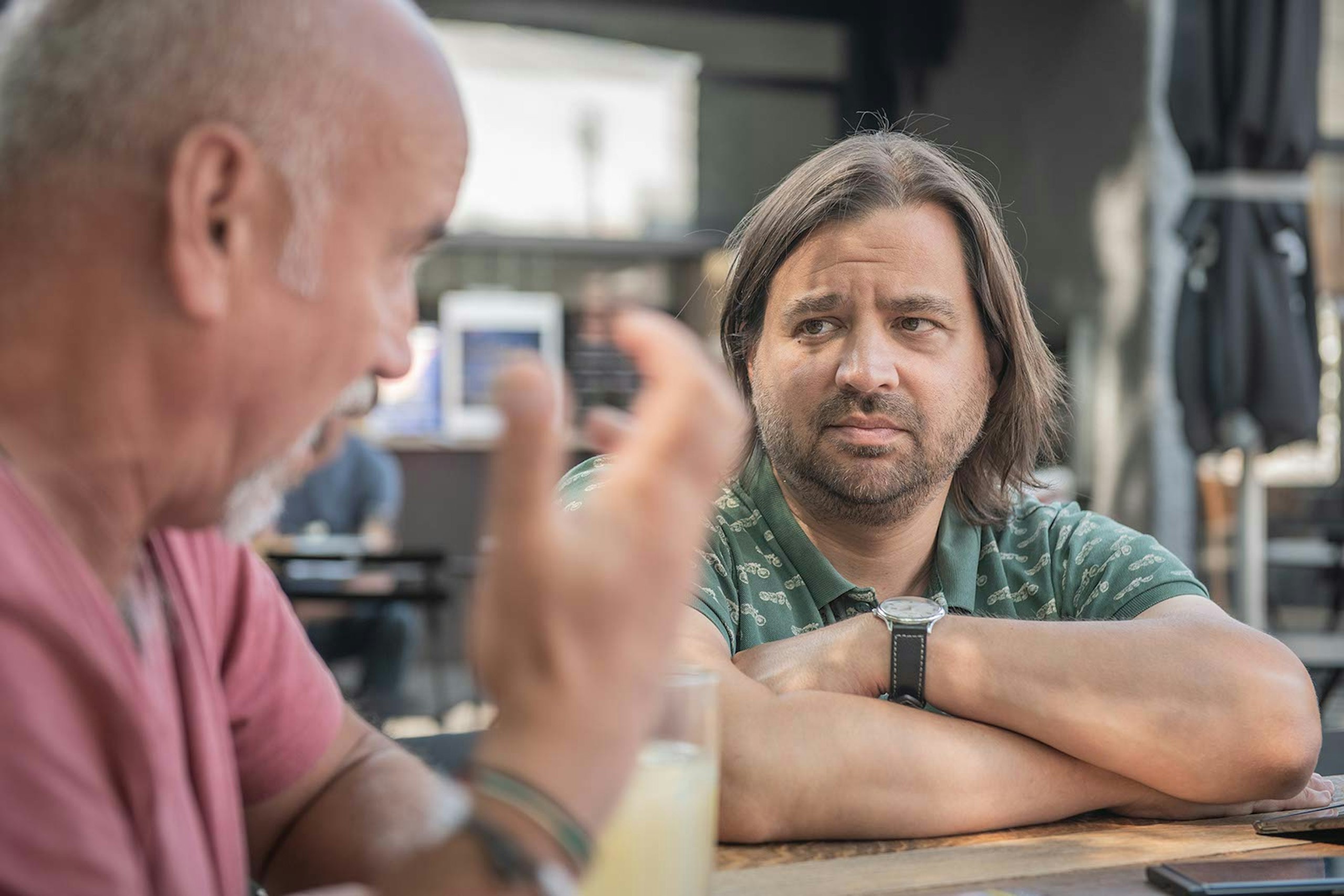 David Gaydečka na přípravné schůzce festivalu Půlmetronome