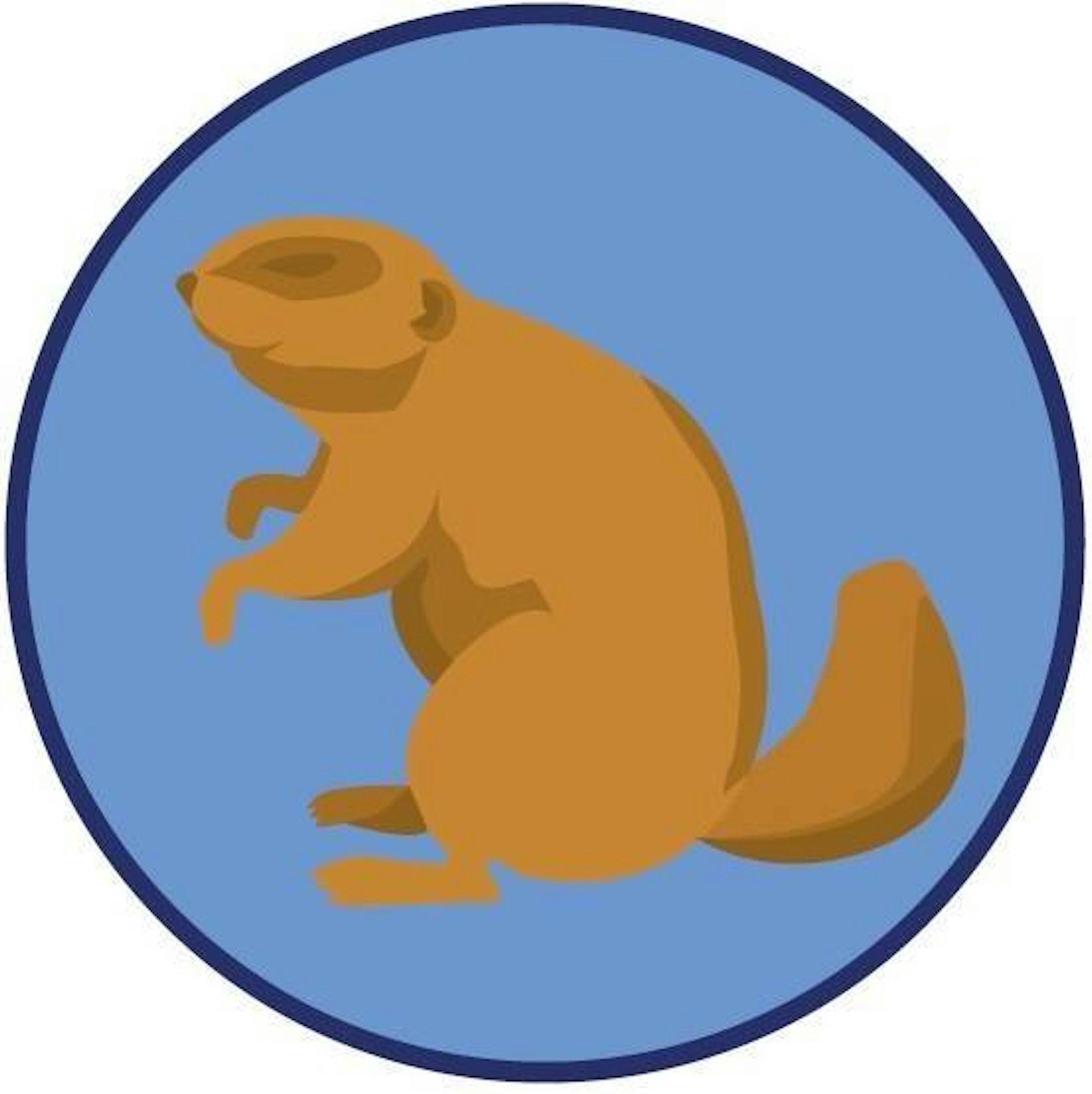 Logo 2. oddílu Bobrů skautského střediska Ostrá hůrka Háj ve Slezku
