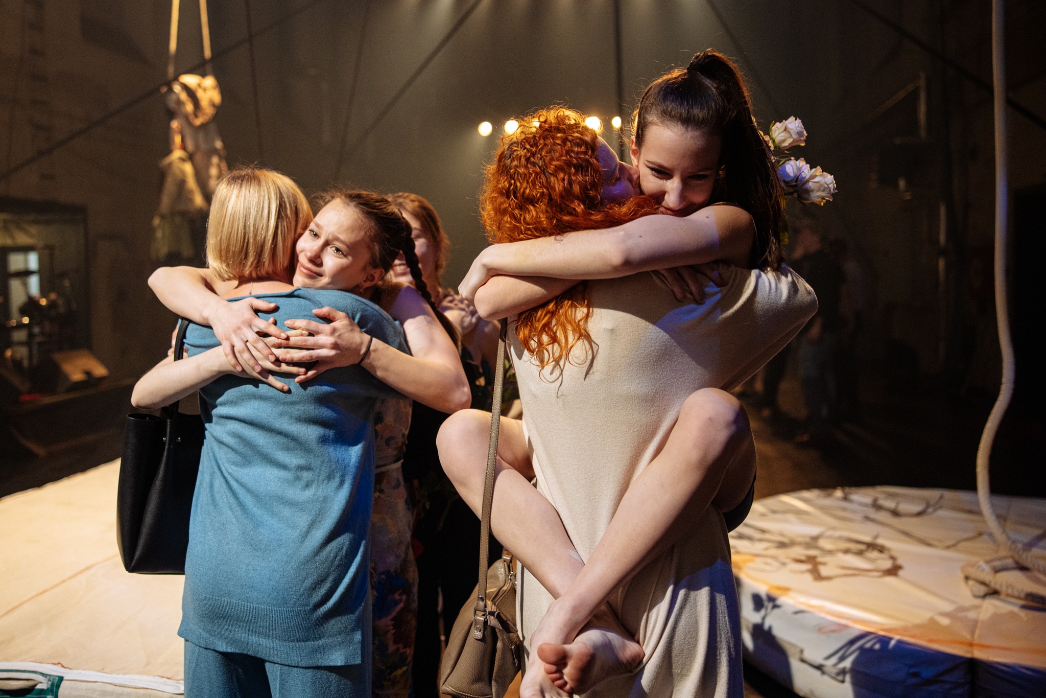 Představení BOOM vol. 1, které nazkoušel Cirk La Putyka se studenty kyjevské cirkusové školy 