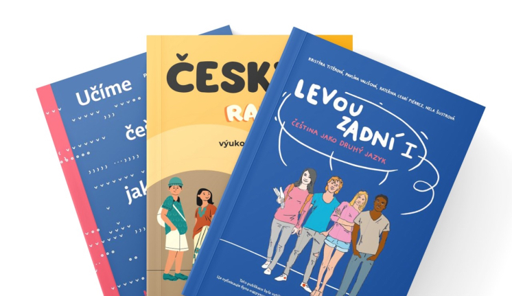 Některé z titulů publikovaných v rámci projektu Učebnice pro Ukrajinu