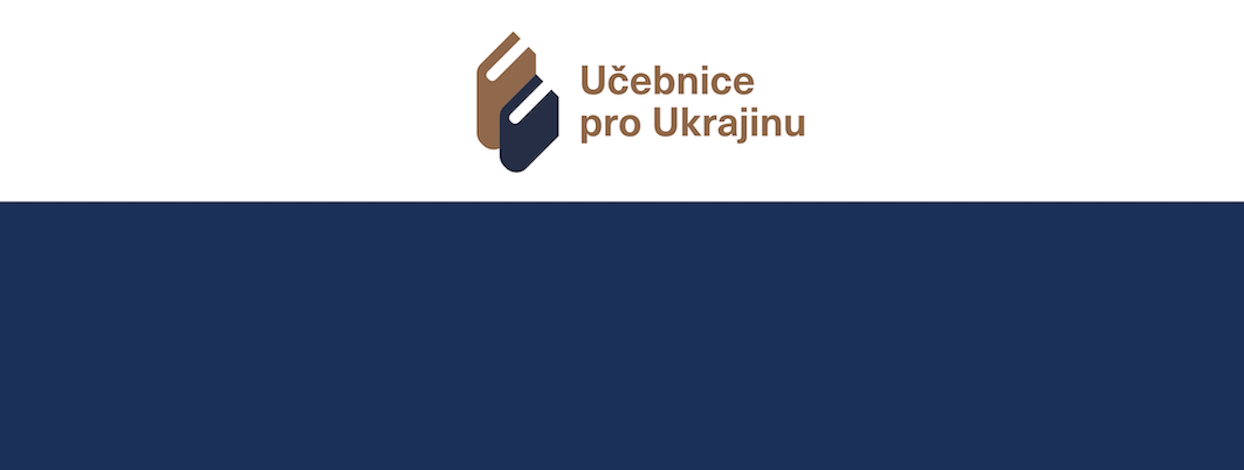 Logo projektu Učebnice pro Ukrajinu