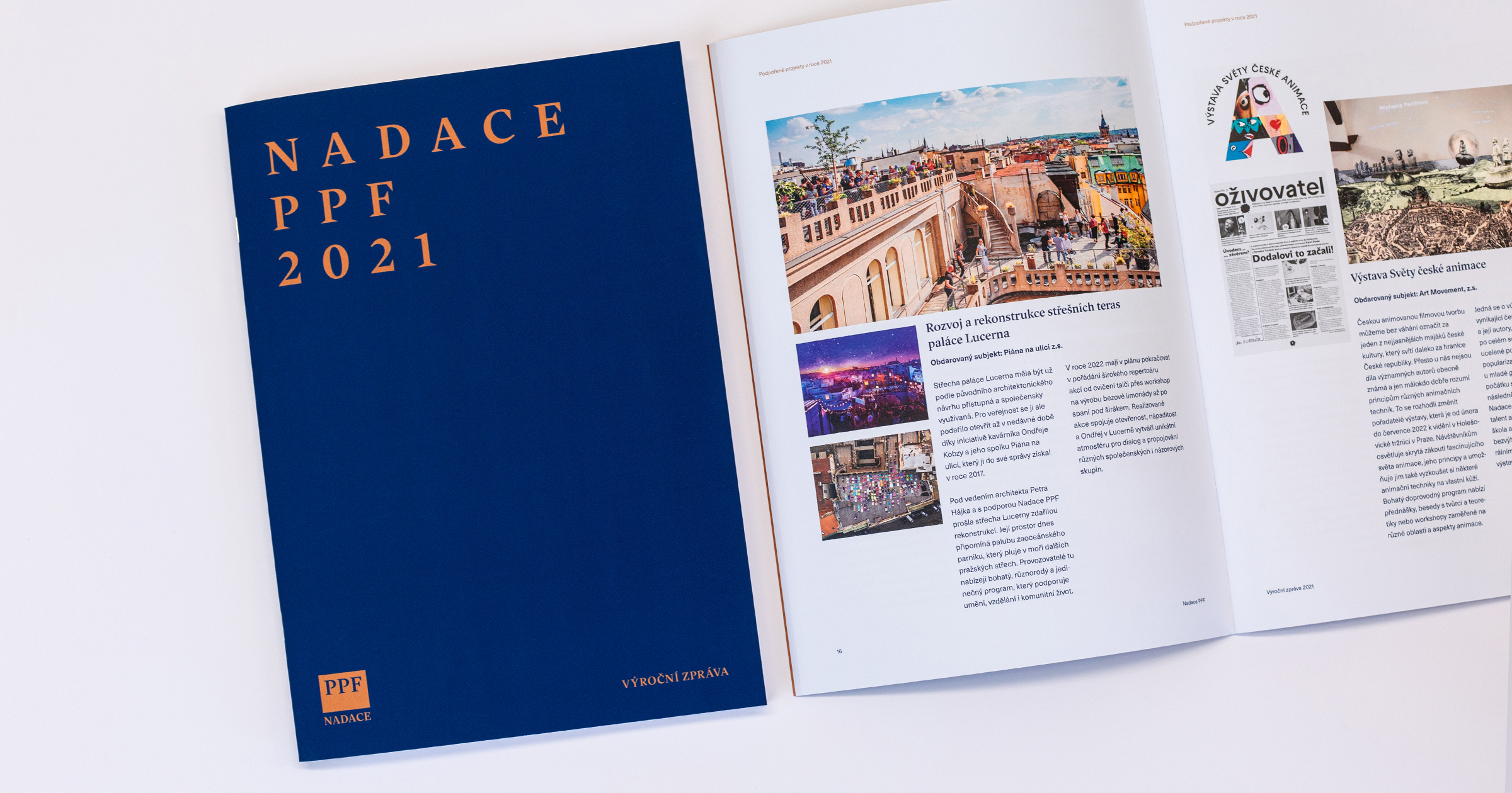 Výroční zpráva Nadace PPF za rok 2021