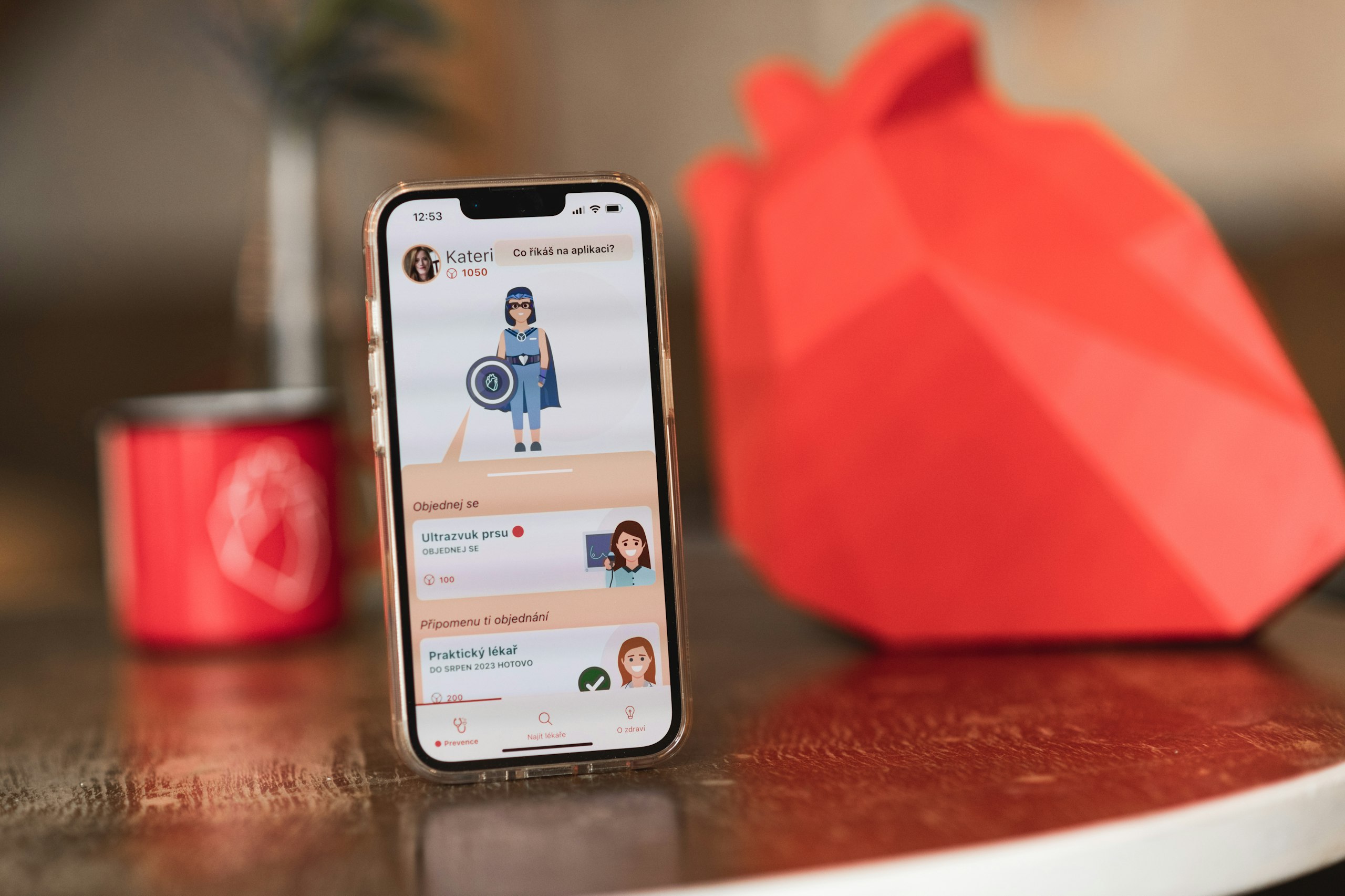 Náhled aplikace Preventivka, projektu společnosti Loono a Nadace PPF, foto: Jan Nechvíle