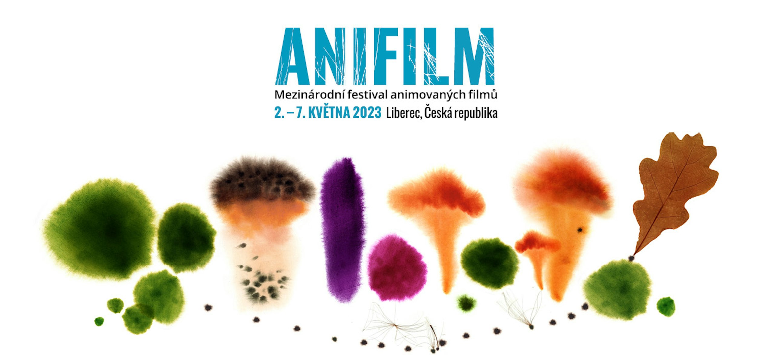 Banner festivalu animovaného filmu Anifilm 2023