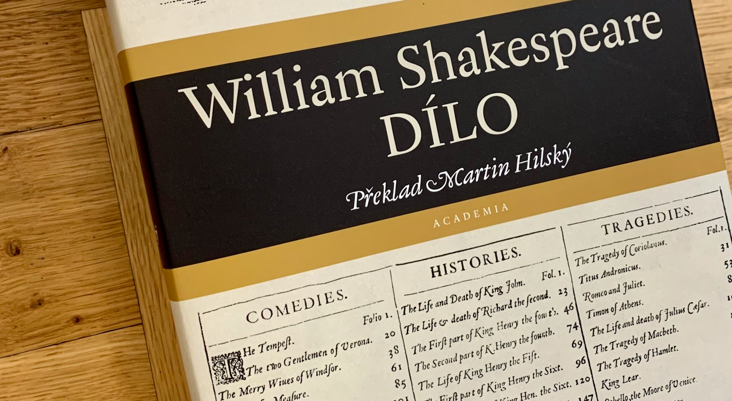 Kniha William Shakespeare: Dílo v českém překladu Martina Hilského