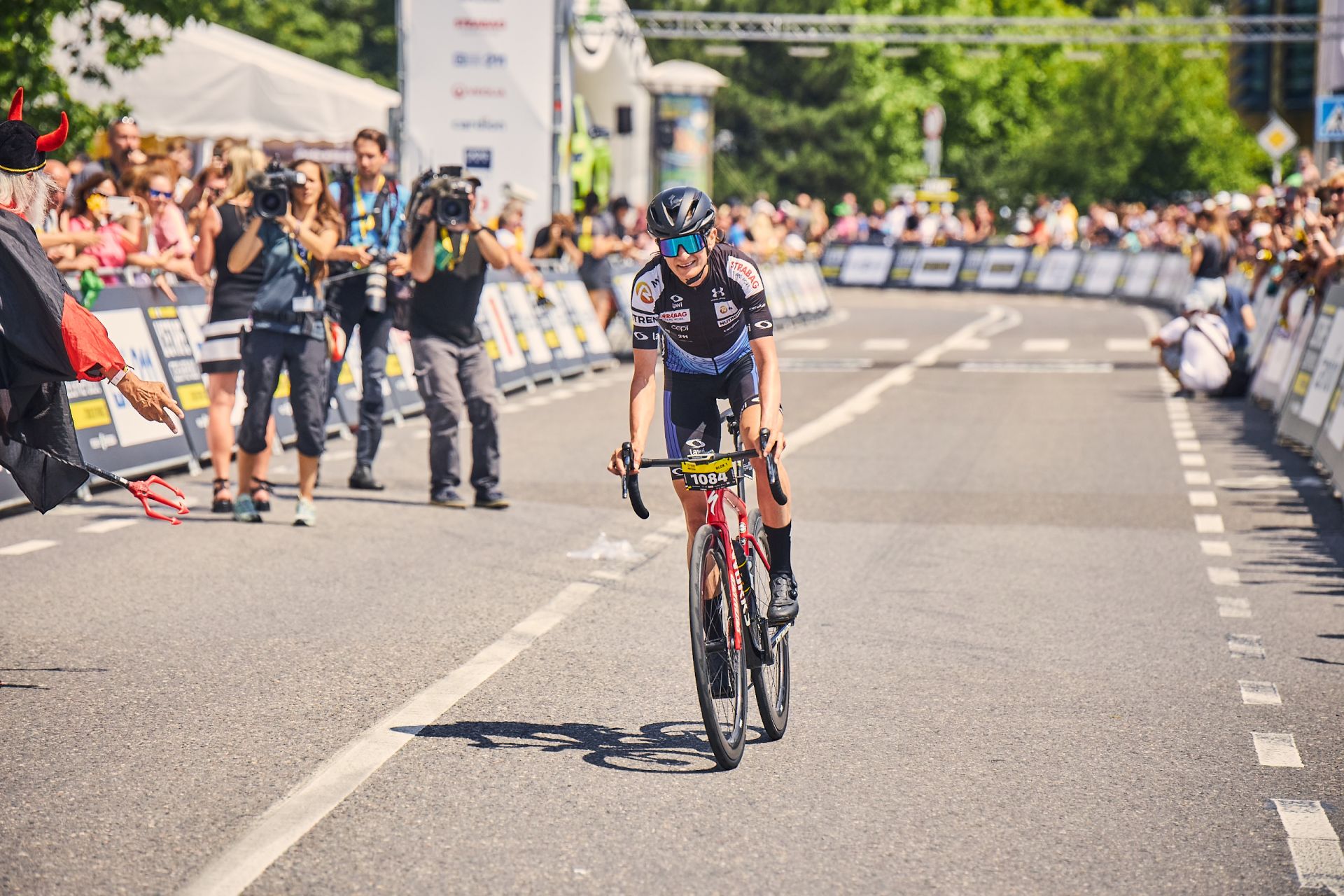 Martina Sáblíková v cíli L’Etape Czech Republic by Tour de France 2022