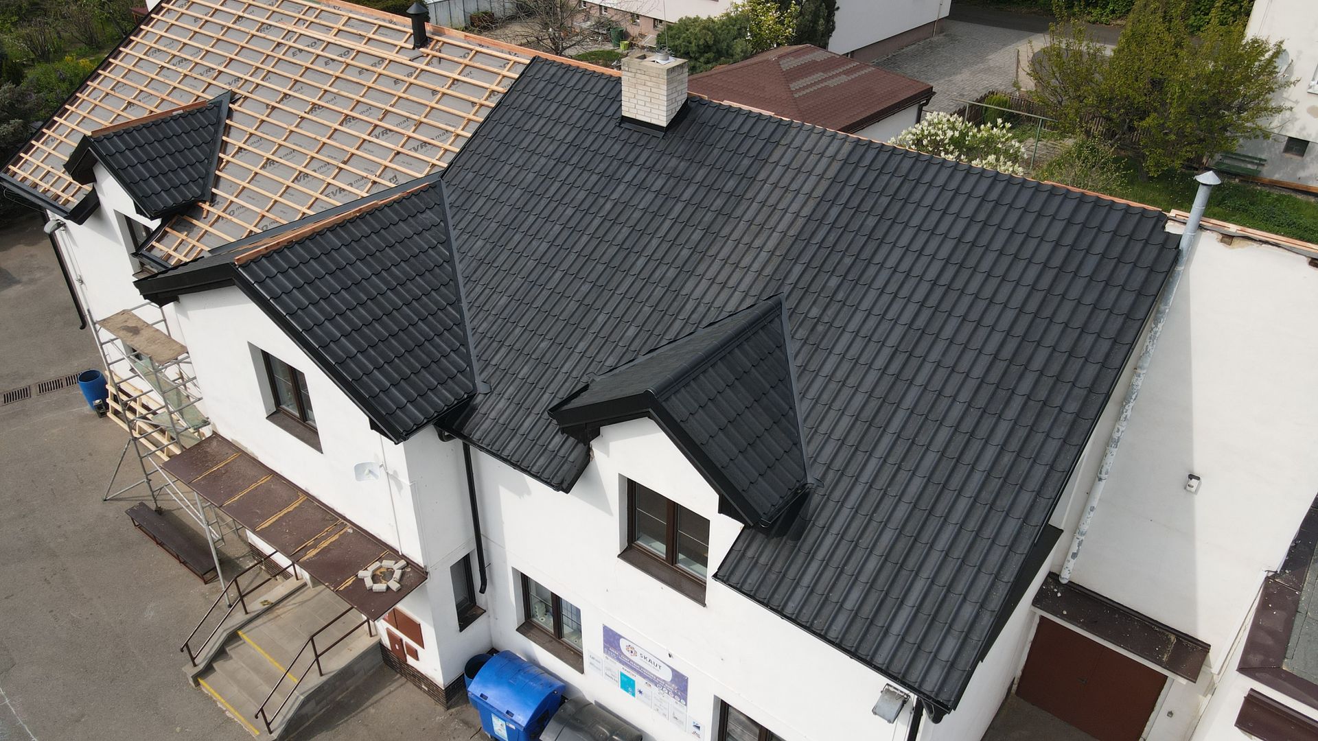 Rekonstrukce skautského domu v Mostě