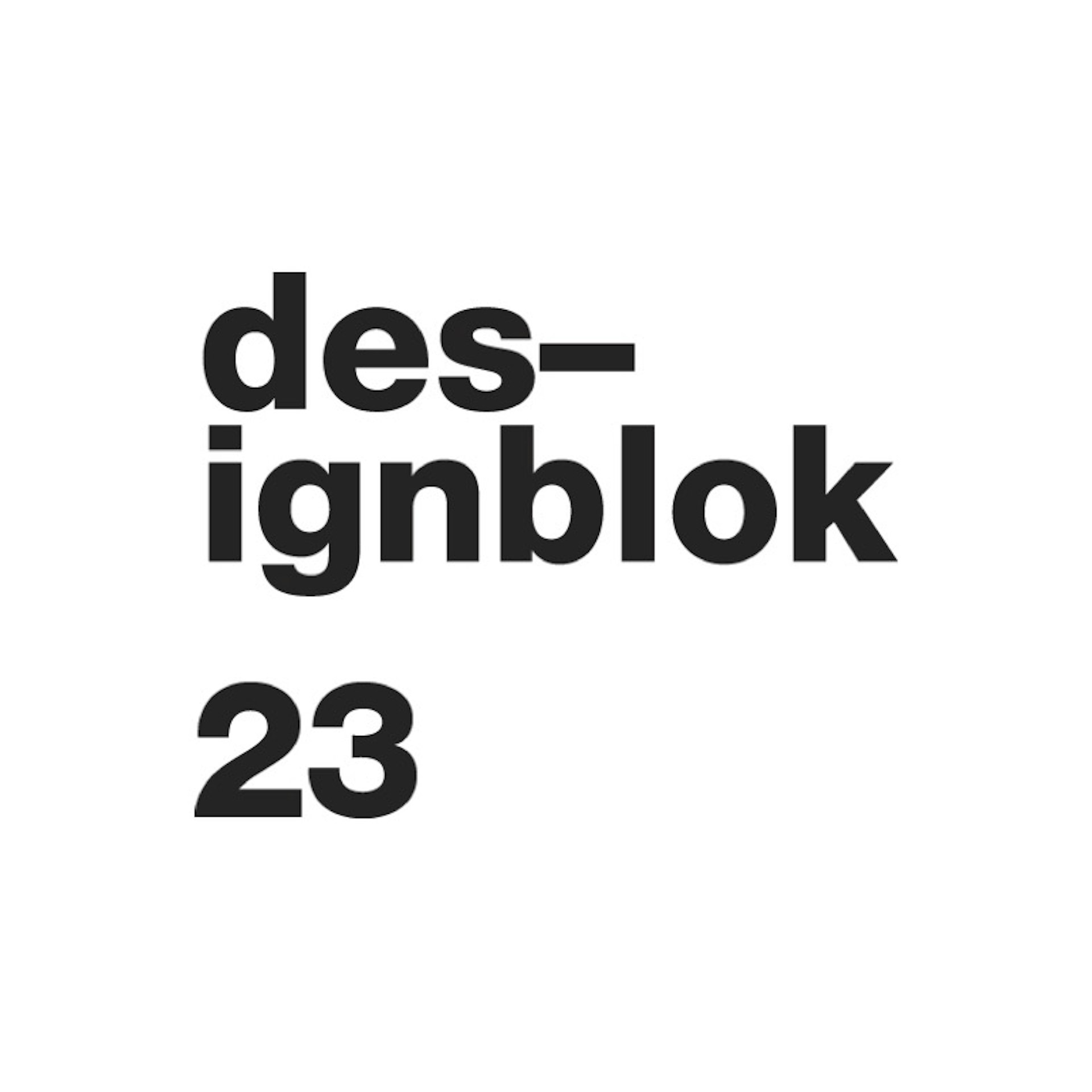 Logo mezinárodního festivalu designu Designblok 2023
