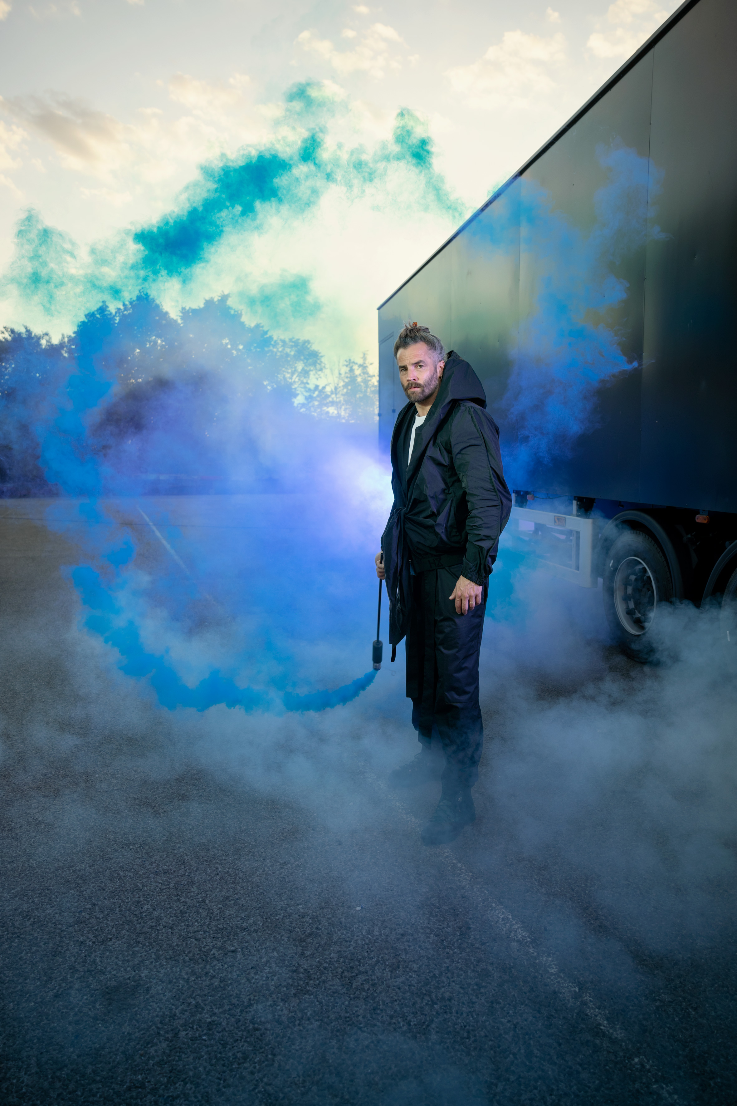 Jan Plecháč, jeden z designérů vystavujících v Designblok Cosmu a zároveň autor architektonického řešení expozice, foto Václav Jirásek