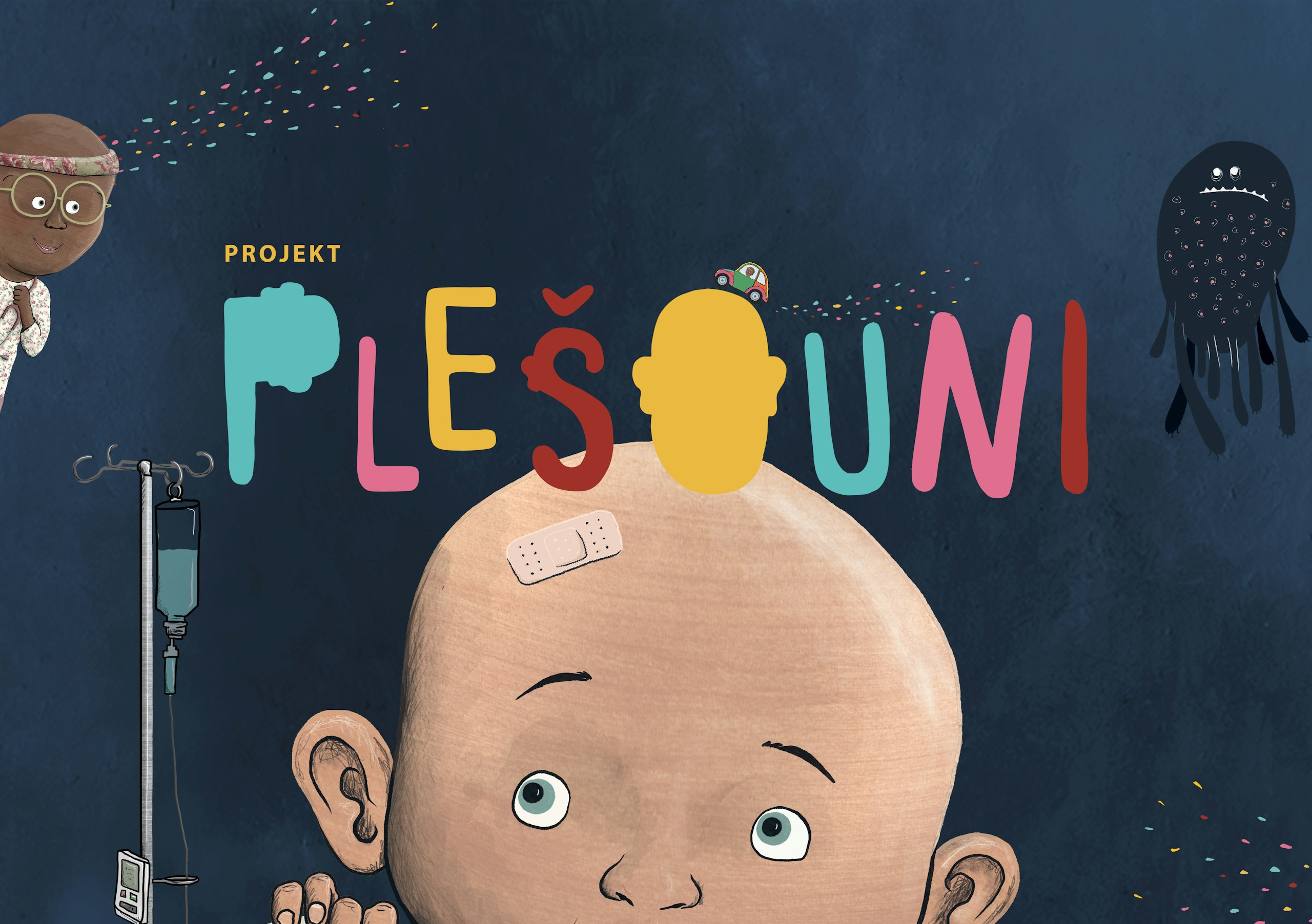 Plešouni – seriál a aplikace pro onkologicky nemocné děti