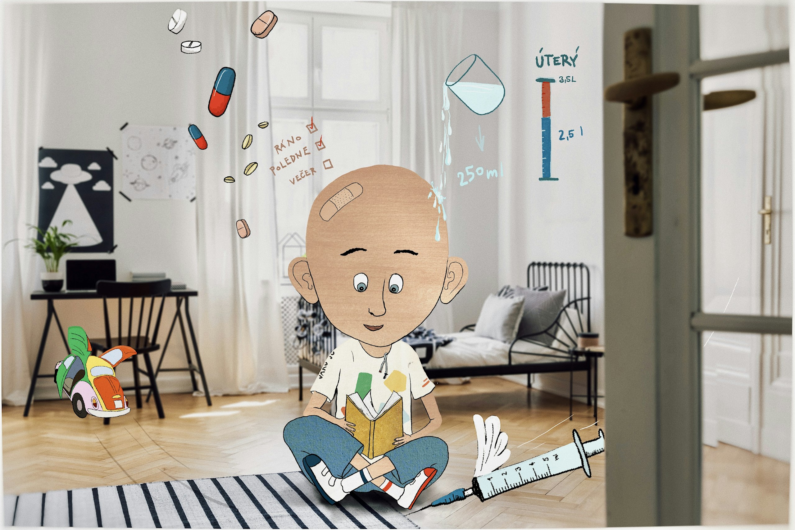 Plešouni – seriál a aplikace pro onkologicky nemocné děti