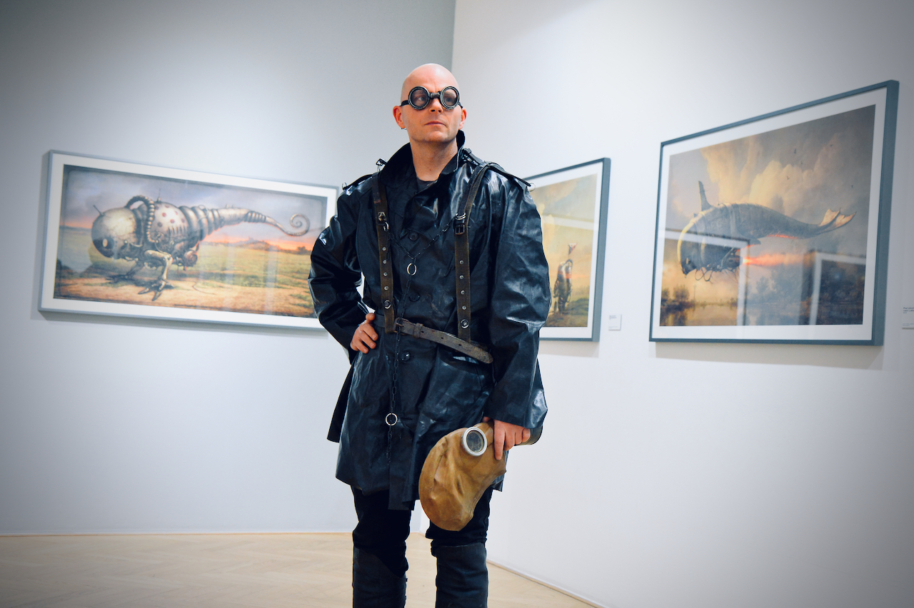 Adolf Lachman a jeho výstava v Galerii Villa Pellé, foto František Ortmann