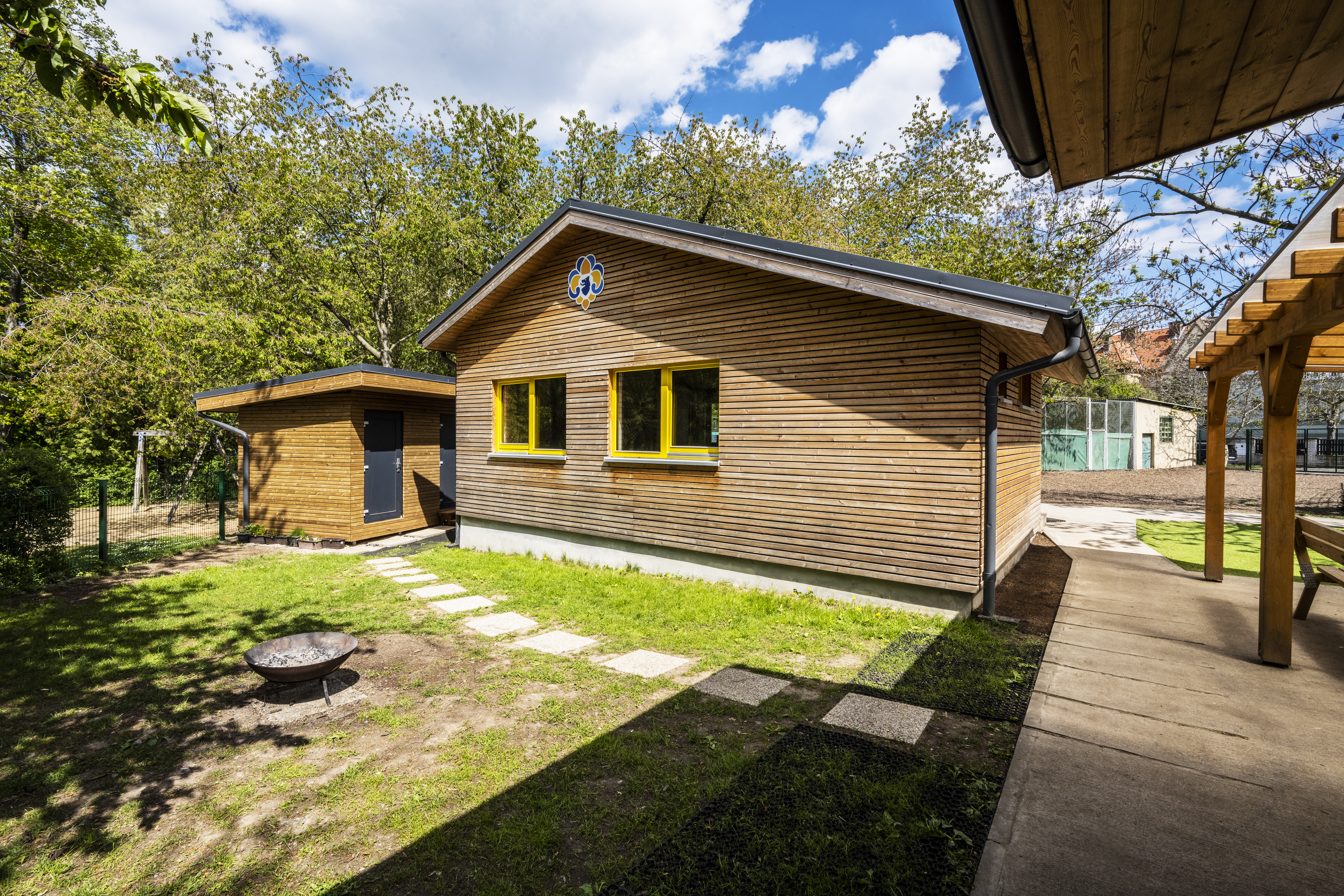 Obnova skautské klubovny na Hanspaulce