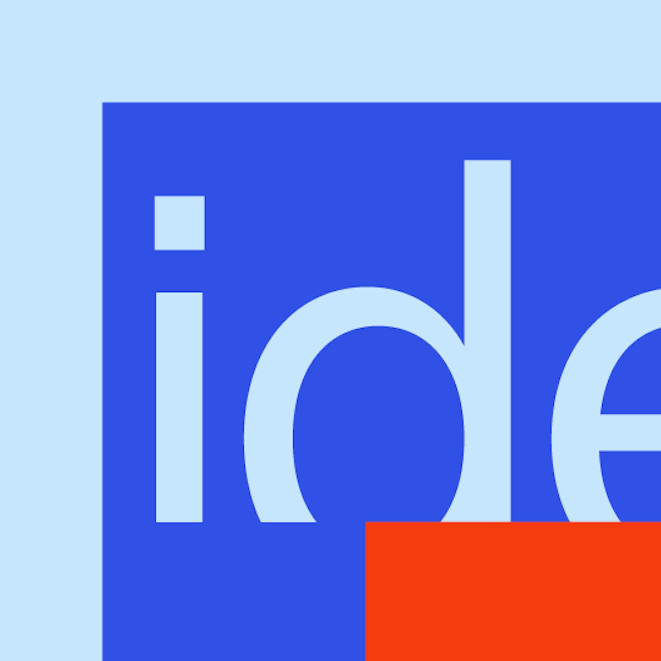 Logo výstavy Identita – příběh českého grafického designu