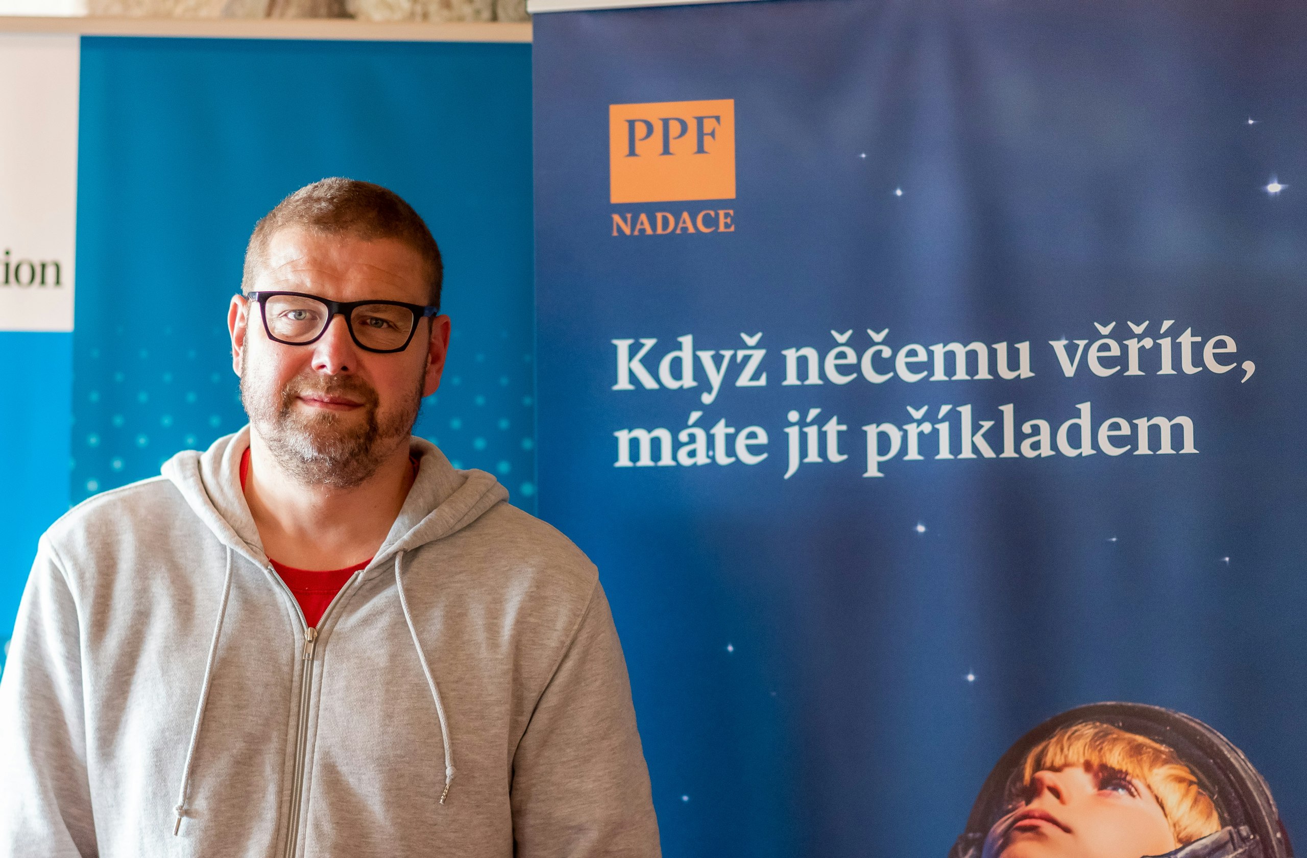 Novinář a politický komentátorJindřich Šídlo na Letní škole občanského institutu 2021