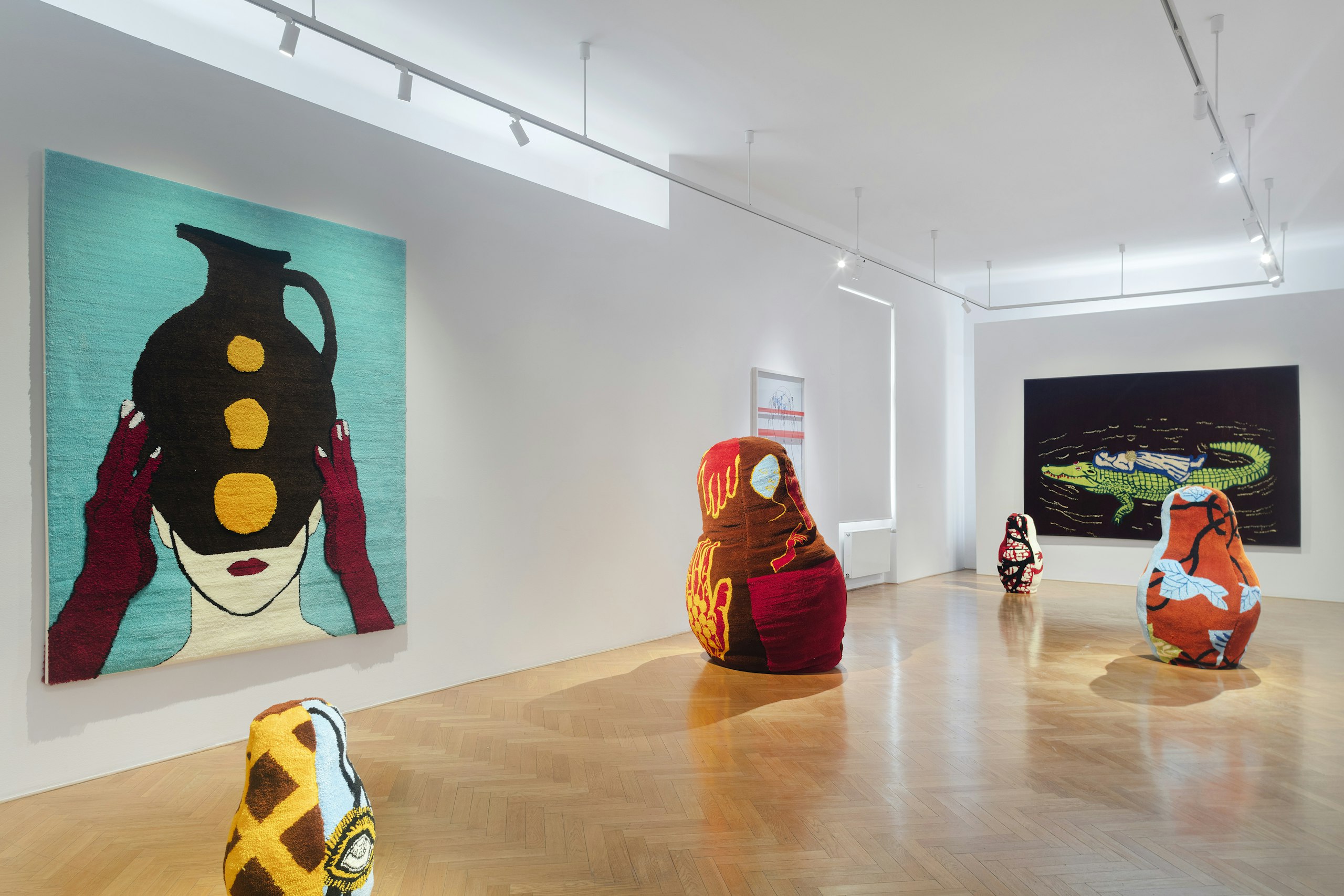 Karíma Al-Mukhtarová: Skrz tělo, Villa Pellé 2025, foto: Marcel Rozhoň