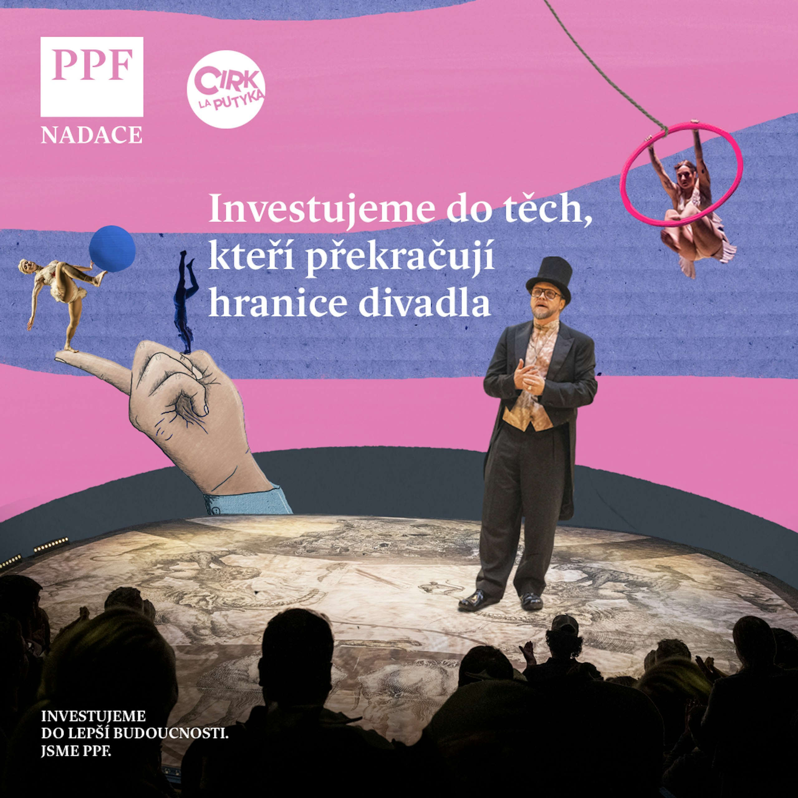 Eliška Podzimková – vizuál Nadace PPF / Cirk La Putyka