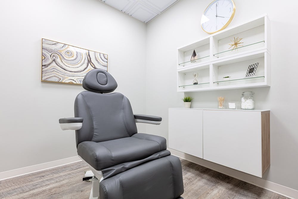 The About Face office patient room