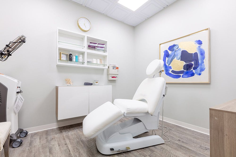 The About Face office patient room