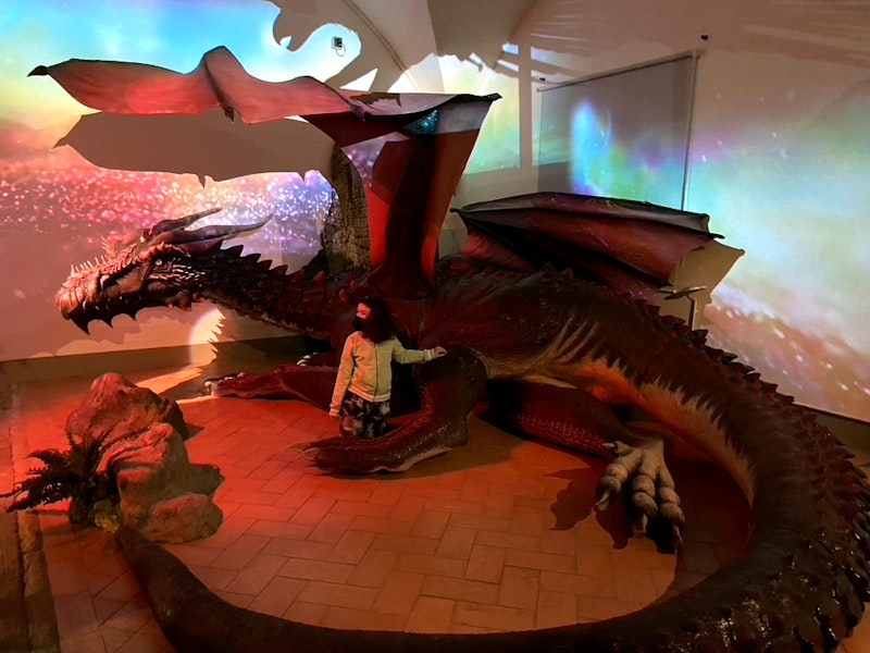 Drakon spinoso museo scienza calci
