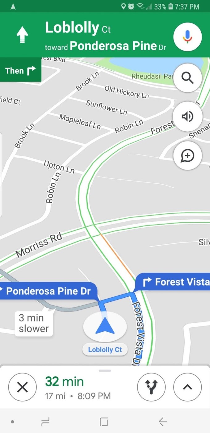 ACA explaining artifical intelligence with a google map