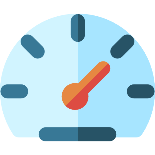 clock and speed - icon