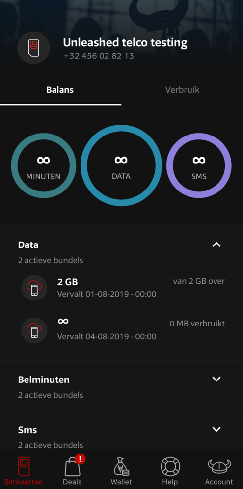 GSM scherm: Unleashed telco testing