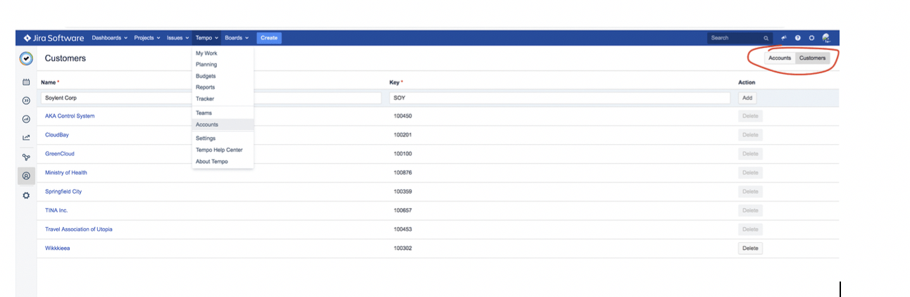 tempo timesheets