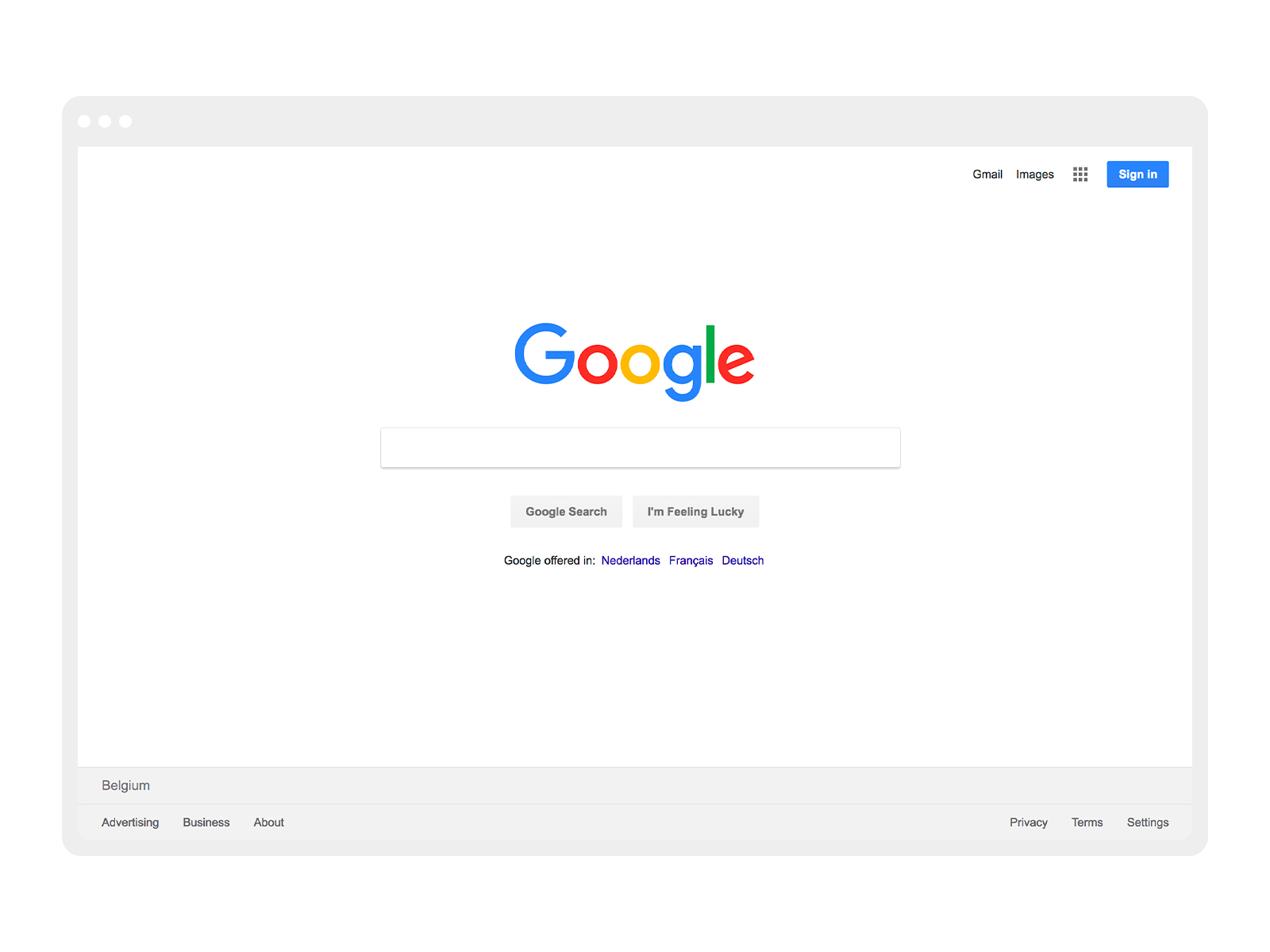 Google invisible design