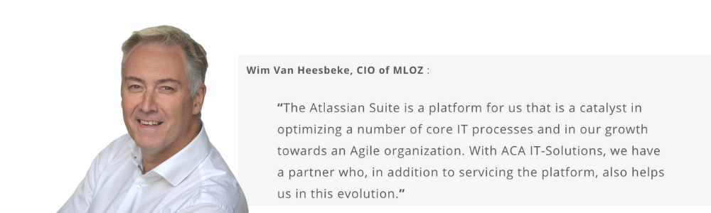 quote of Wim Van Heesbeke, CIO at MLOZ