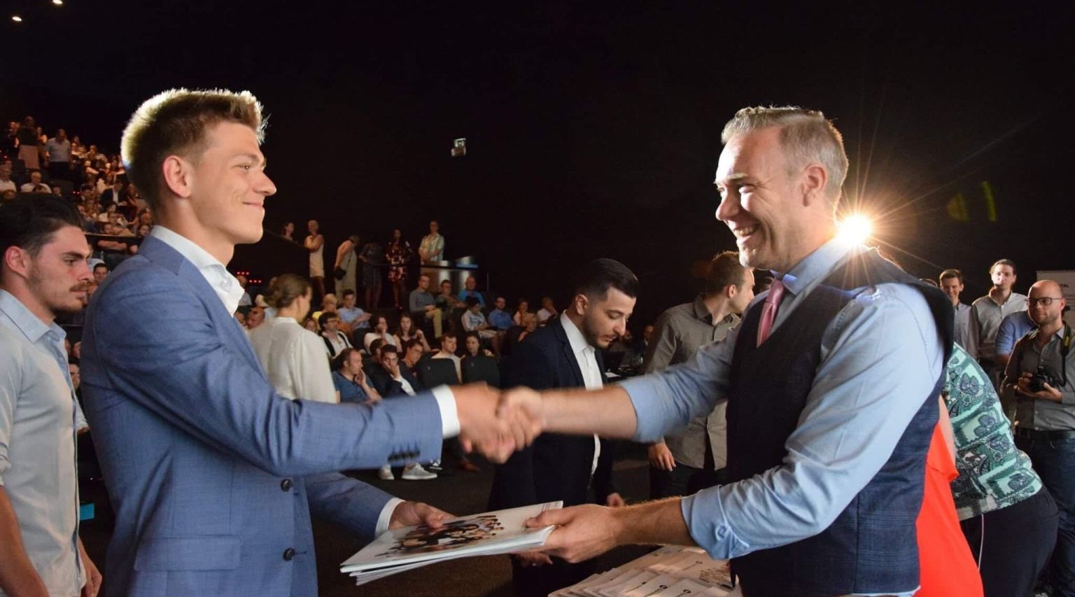 Kiryl Maltsav graduating from higher education