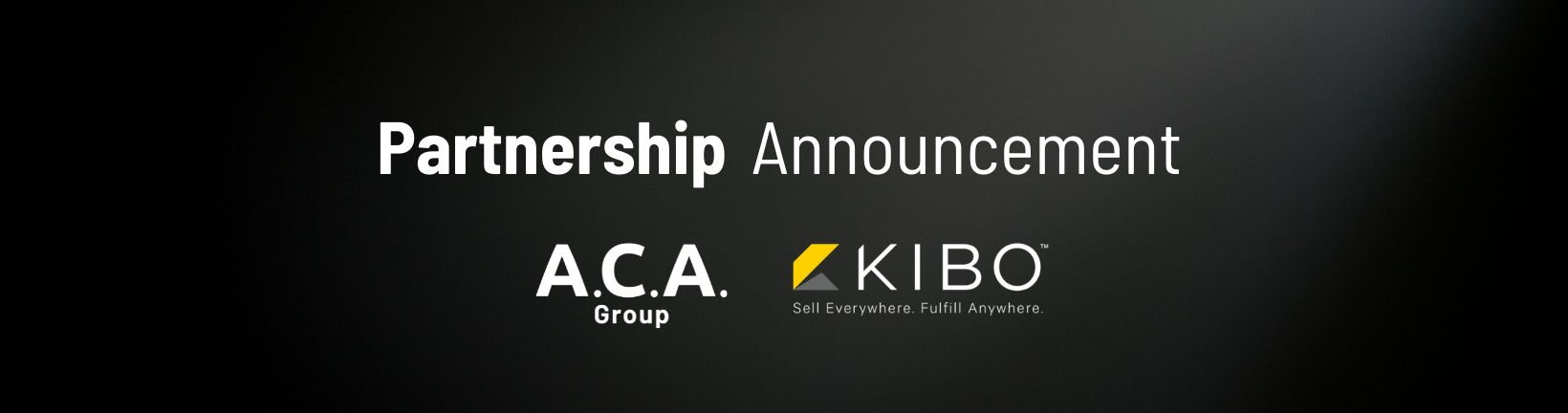 Parntership announcement Kibo and ACA Group