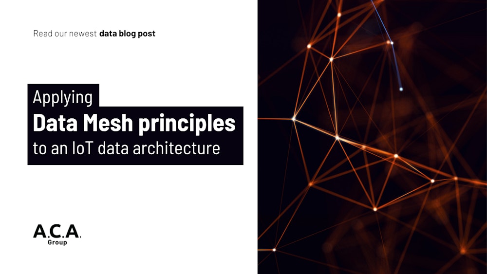 Applying Data Mesh principles to an IoT data architecture