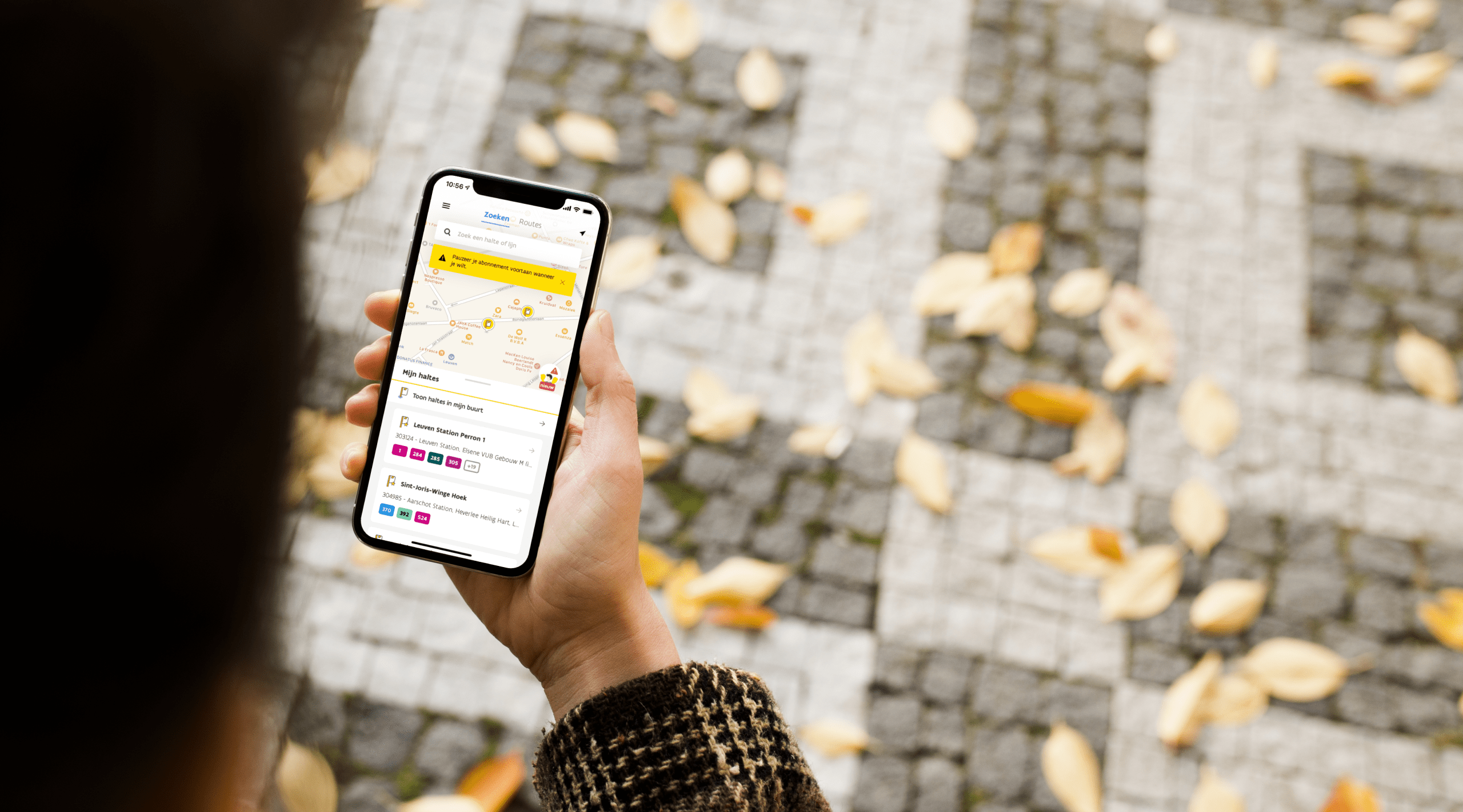 User-friendly and accessible mobile app for De Lijn