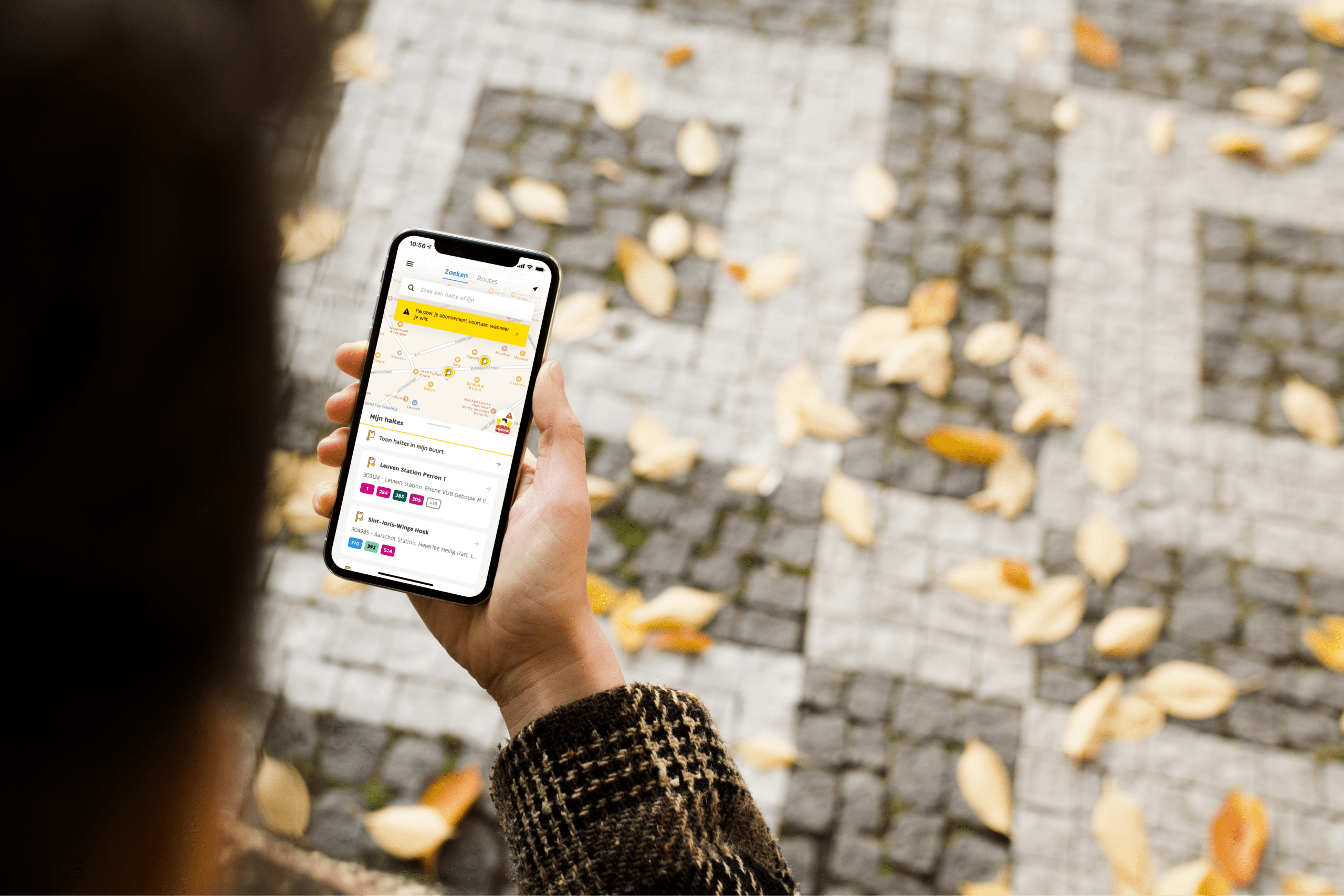 User-friendly and accessible mobile app for De Lijn