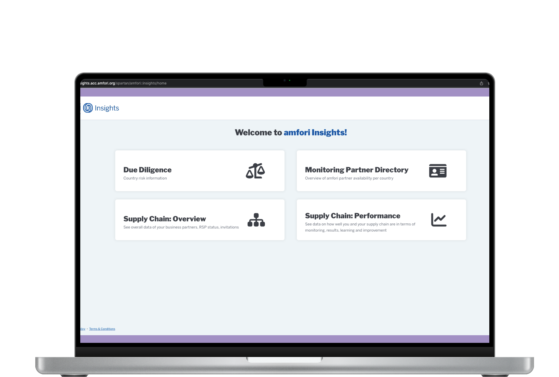 amfori sustainability data dashboard