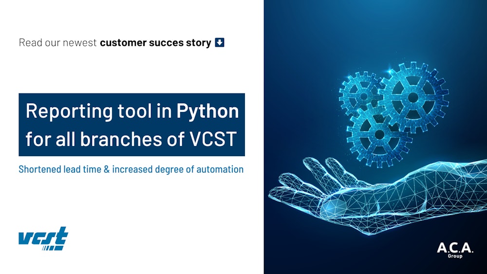 Reporting tool in Python for all branches of VCST