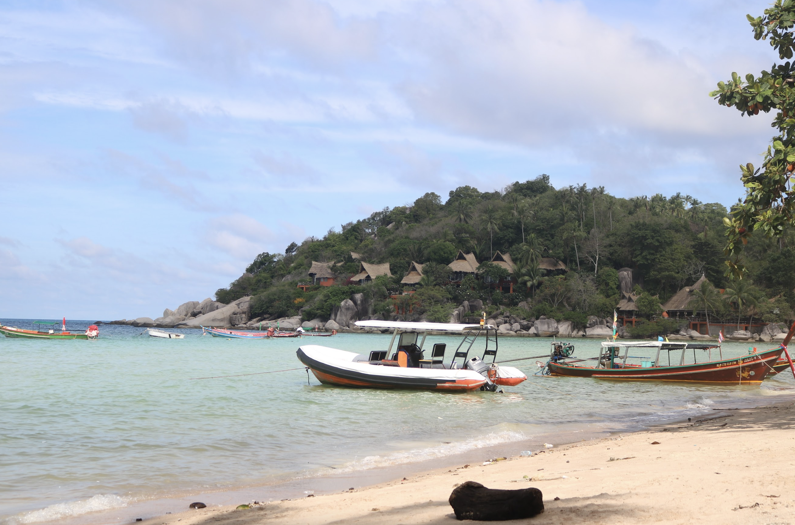 view on the beach