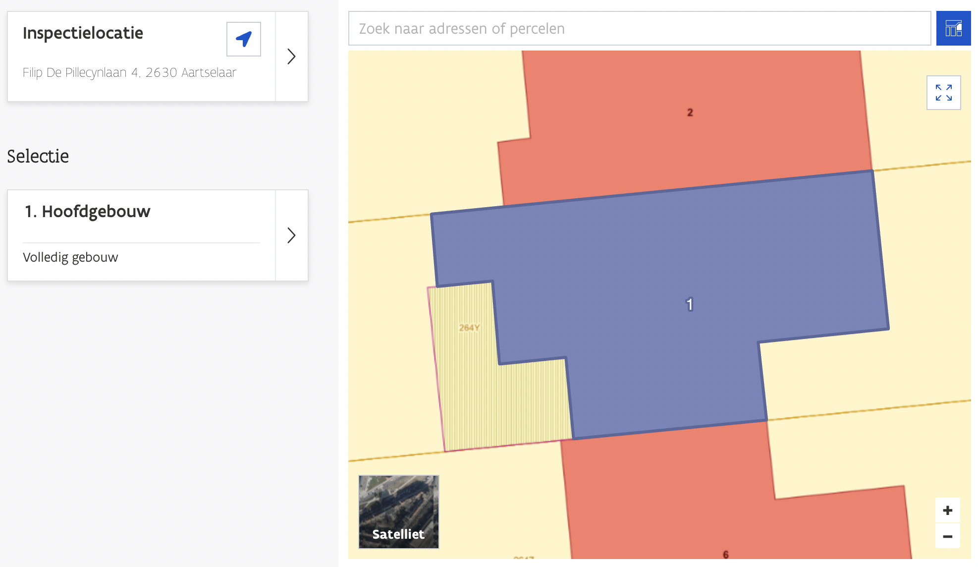 GIS informatie asbestattest