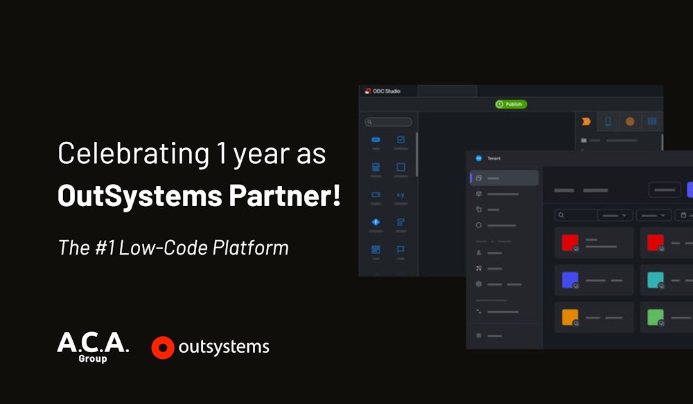Celebrating 1 year as an OutSystems partner - ACA Group