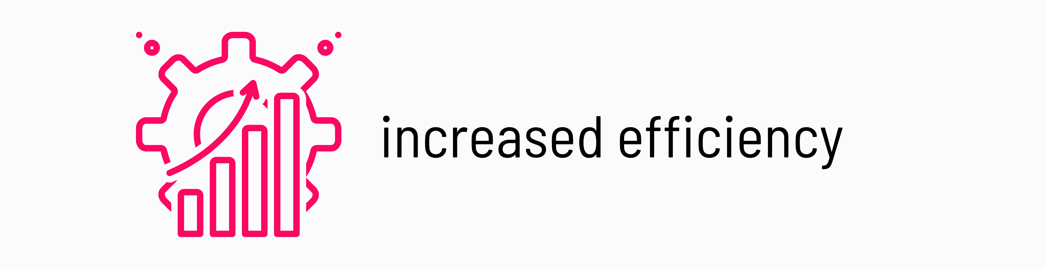 increased efficiency figure
