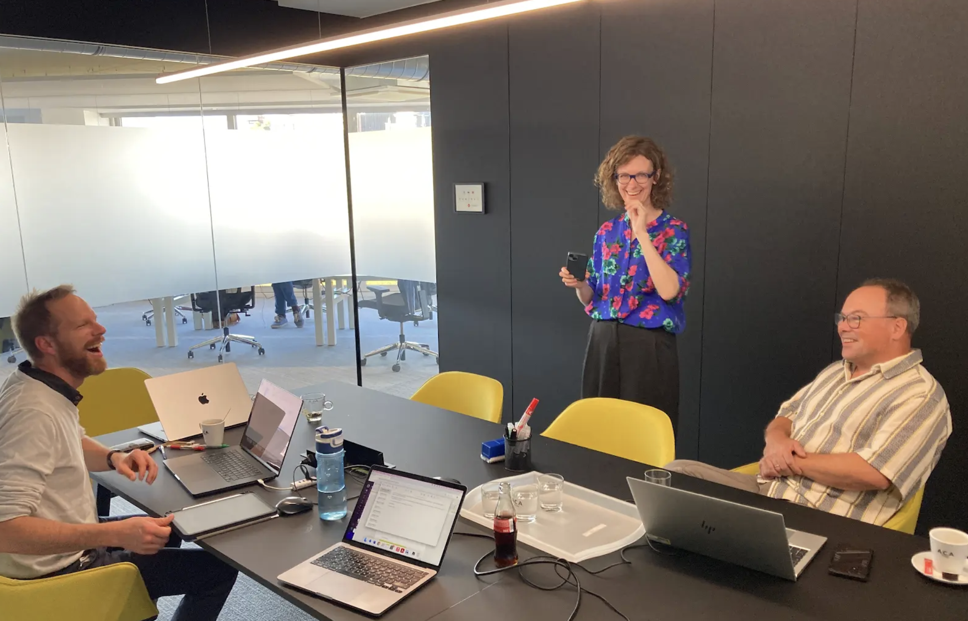 Ship-IT Day 2025 - team ANB working and laughing :-)